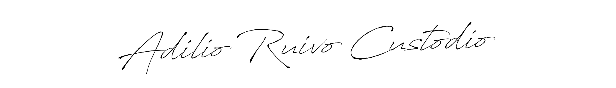 How to make Adilio Ruivo Custodio name signature. Use Antro_Vectra style for creating short signs online. This is the latest handwritten sign. Adilio Ruivo Custodio signature style 6 images and pictures png