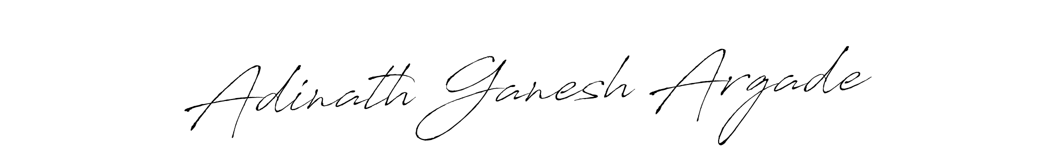 Design your own signature with our free online signature maker. With this signature software, you can create a handwritten (Antro_Vectra) signature for name Adinath Ganesh Argade. Adinath Ganesh Argade signature style 6 images and pictures png