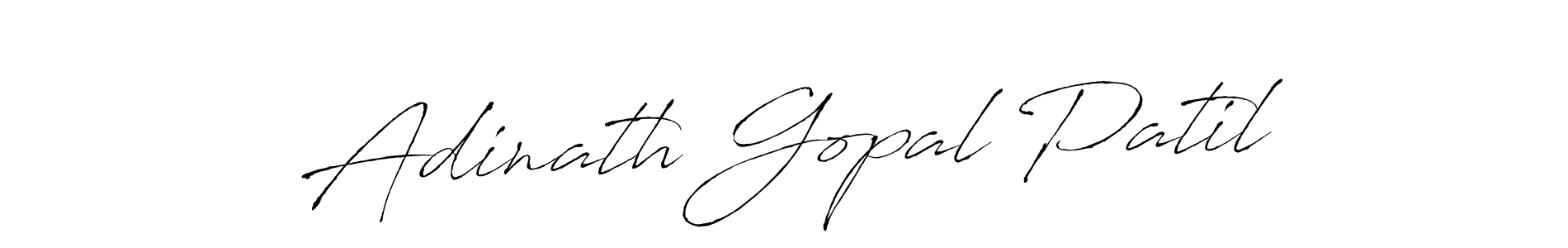 Design your own signature with our free online signature maker. With this signature software, you can create a handwritten (Antro_Vectra) signature for name Adinath Gopal Patil. Adinath Gopal Patil signature style 6 images and pictures png