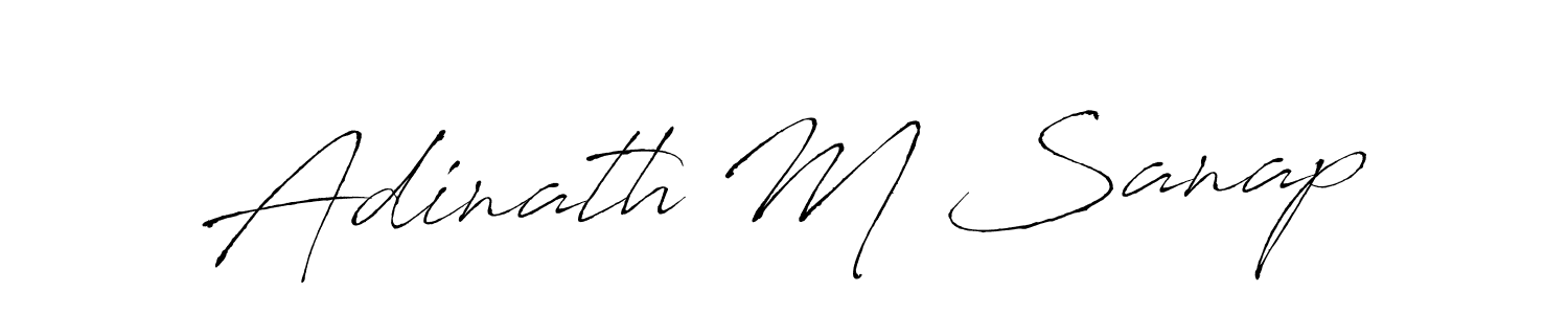 Make a short Adinath M Sanap signature style. Manage your documents anywhere anytime using Antro_Vectra. Create and add eSignatures, submit forms, share and send files easily. Adinath M Sanap signature style 6 images and pictures png