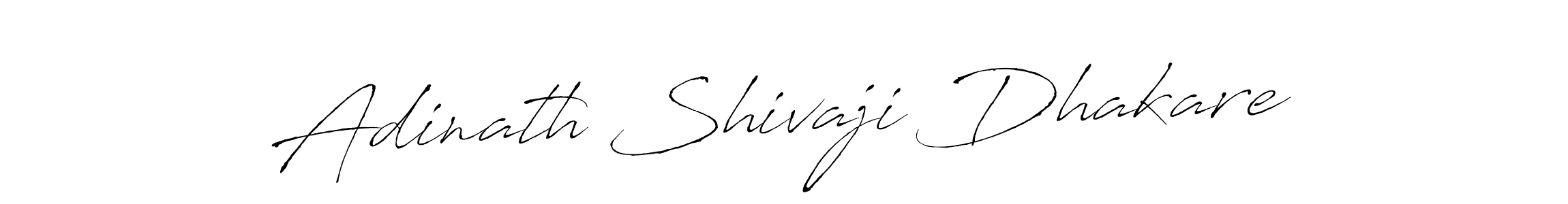 Create a beautiful signature design for name Adinath Shivaji Dhakare. With this signature (Antro_Vectra) fonts, you can make a handwritten signature for free. Adinath Shivaji Dhakare signature style 6 images and pictures png