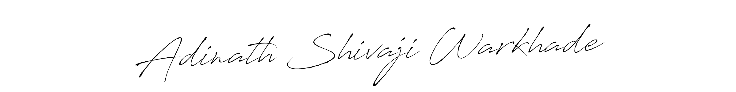 Design your own signature with our free online signature maker. With this signature software, you can create a handwritten (Antro_Vectra) signature for name Adinath Shivaji Warkhade. Adinath Shivaji Warkhade signature style 6 images and pictures png