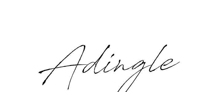How to make Adingle signature? Antro_Vectra is a professional autograph style. Create handwritten signature for Adingle name. Adingle signature style 6 images and pictures png