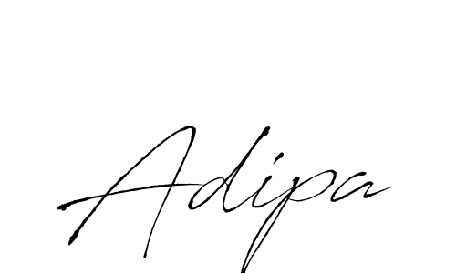 Create a beautiful signature design for name Adipa. With this signature (Antro_Vectra) fonts, you can make a handwritten signature for free. Adipa signature style 6 images and pictures png