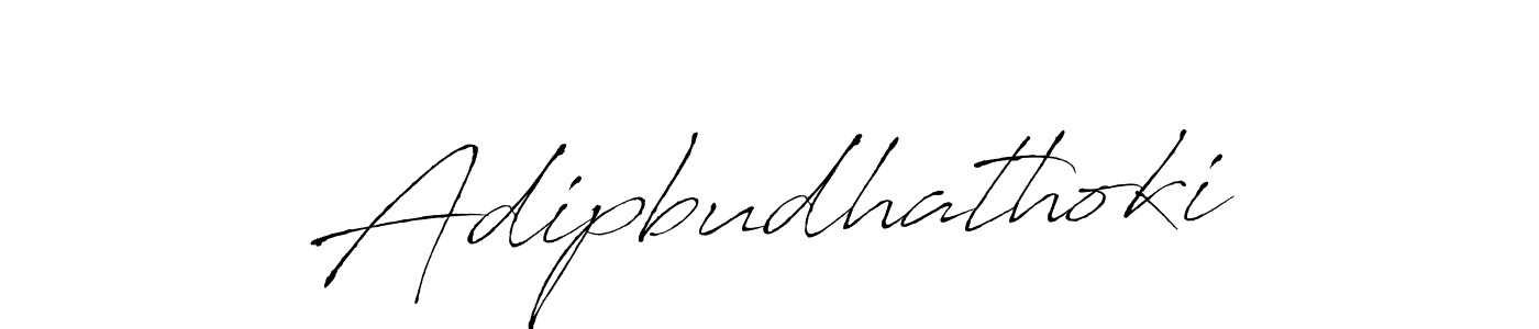 Design your own signature with our free online signature maker. With this signature software, you can create a handwritten (Antro_Vectra) signature for name Adipbudhathoki. Adipbudhathoki signature style 6 images and pictures png