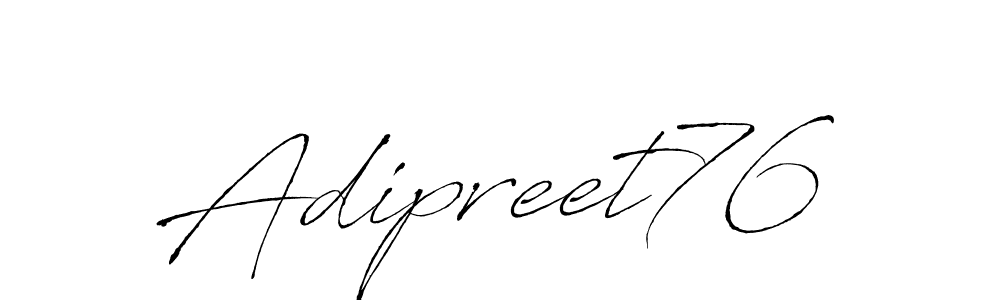 It looks lik you need a new signature style for name Adipreet76. Design unique handwritten (Antro_Vectra) signature with our free signature maker in just a few clicks. Adipreet76 signature style 6 images and pictures png