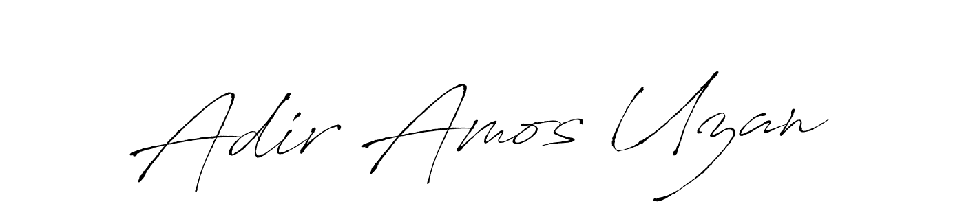 Use a signature maker to create a handwritten signature online. With this signature software, you can design (Antro_Vectra) your own signature for name Adir Amos Uzan. Adir Amos Uzan signature style 6 images and pictures png