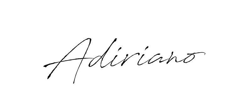 Use a signature maker to create a handwritten signature online. With this signature software, you can design (Antro_Vectra) your own signature for name Adiriano. Adiriano signature style 6 images and pictures png