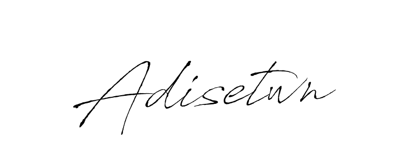 Antro_Vectra is a professional signature style that is perfect for those who want to add a touch of class to their signature. It is also a great choice for those who want to make their signature more unique. Get Adisetwn name to fancy signature for free. Adisetwn signature style 6 images and pictures png
