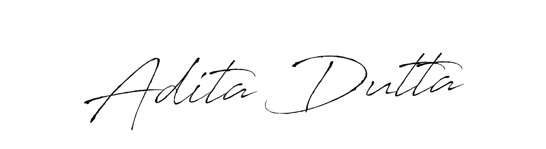Also You can easily find your signature by using the search form. We will create Adita Dutta name handwritten signature images for you free of cost using Antro_Vectra sign style. Adita Dutta signature style 6 images and pictures png