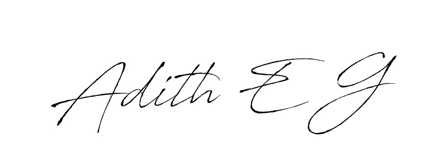 This is the best signature style for the Adith E G name. Also you like these signature font (Antro_Vectra). Mix name signature. Adith E G signature style 6 images and pictures png