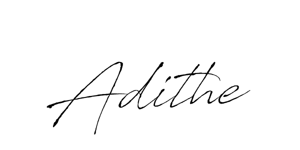 Make a beautiful signature design for name Adithe. With this signature (Antro_Vectra) style, you can create a handwritten signature for free. Adithe signature style 6 images and pictures png