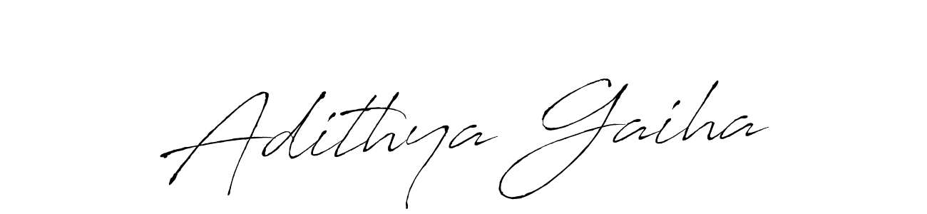 Create a beautiful signature design for name Adithya Gaiha. With this signature (Antro_Vectra) fonts, you can make a handwritten signature for free. Adithya Gaiha signature style 6 images and pictures png