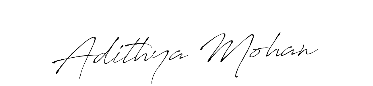 Design your own signature with our free online signature maker. With this signature software, you can create a handwritten (Antro_Vectra) signature for name Adithya Mohan. Adithya Mohan signature style 6 images and pictures png