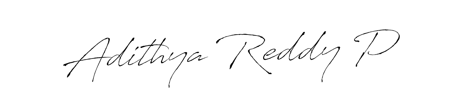How to make Adithya Reddy P name signature. Use Antro_Vectra style for creating short signs online. This is the latest handwritten sign. Adithya Reddy P signature style 6 images and pictures png