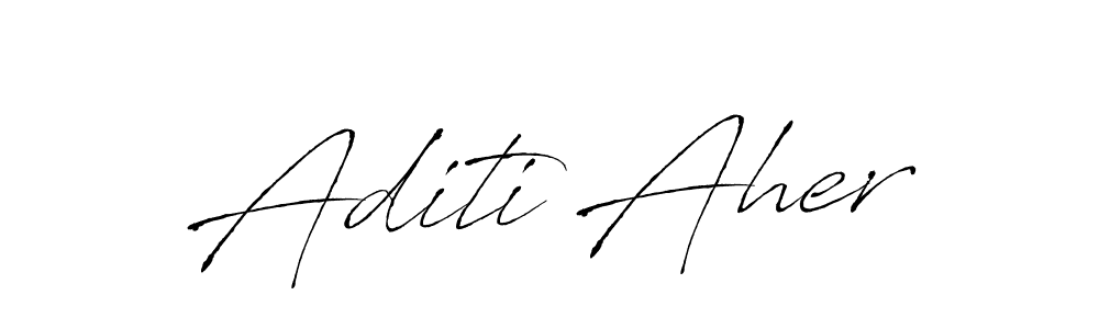 You should practise on your own different ways (Antro_Vectra) to write your name (Aditi Aher) in signature. don't let someone else do it for you. Aditi Aher signature style 6 images and pictures png