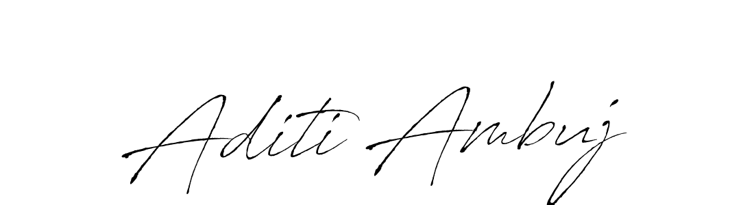 Antro_Vectra is a professional signature style that is perfect for those who want to add a touch of class to their signature. It is also a great choice for those who want to make their signature more unique. Get Aditi Ambuj name to fancy signature for free. Aditi Ambuj signature style 6 images and pictures png