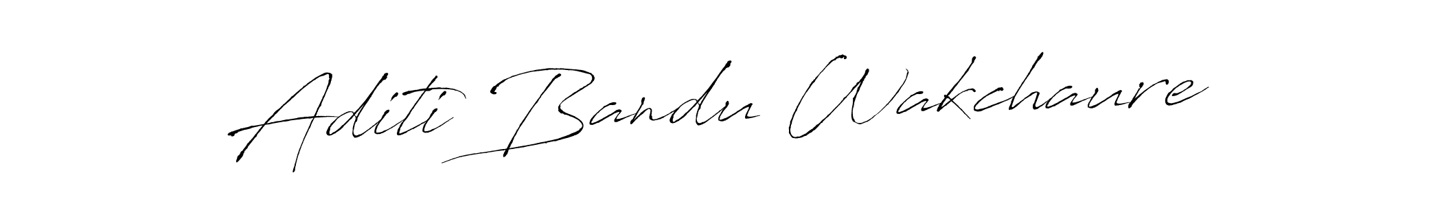 You should practise on your own different ways (Antro_Vectra) to write your name (Aditi Bandu Wakchaure) in signature. don't let someone else do it for you. Aditi Bandu Wakchaure signature style 6 images and pictures png