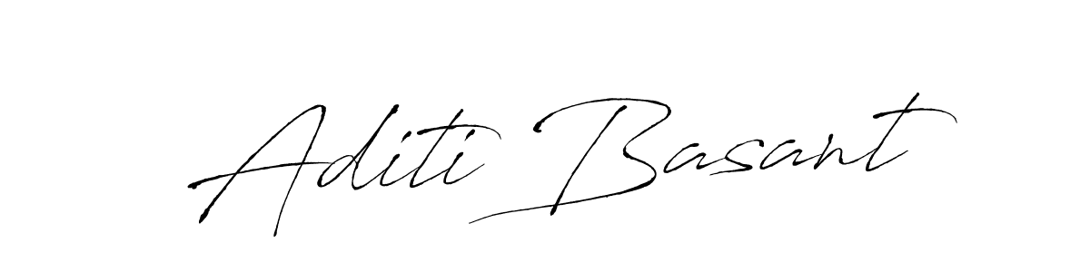 Create a beautiful signature design for name Aditi Basant. With this signature (Antro_Vectra) fonts, you can make a handwritten signature for free. Aditi Basant signature style 6 images and pictures png