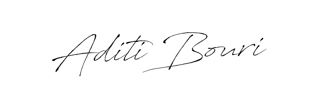 Aditi Bouri stylish signature style. Best Handwritten Sign (Antro_Vectra) for my name. Handwritten Signature Collection Ideas for my name Aditi Bouri. Aditi Bouri signature style 6 images and pictures png