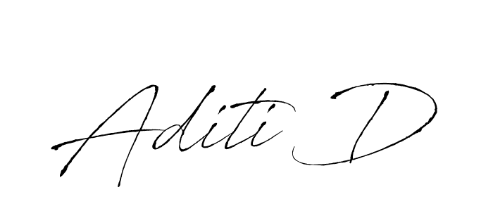 Design your own signature with our free online signature maker. With this signature software, you can create a handwritten (Antro_Vectra) signature for name Aditi D. Aditi D signature style 6 images and pictures png