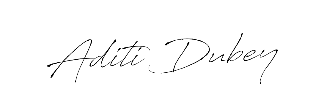 Make a beautiful signature design for name Aditi Dubey. With this signature (Antro_Vectra) style, you can create a handwritten signature for free. Aditi Dubey signature style 6 images and pictures png