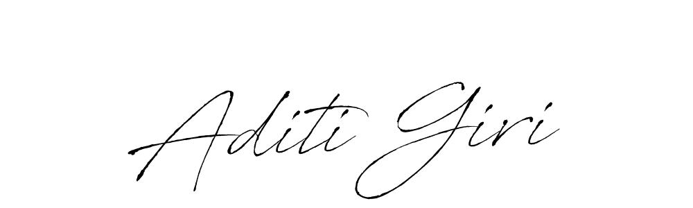 Aditi Giri stylish signature style. Best Handwritten Sign (Antro_Vectra) for my name. Handwritten Signature Collection Ideas for my name Aditi Giri. Aditi Giri signature style 6 images and pictures png