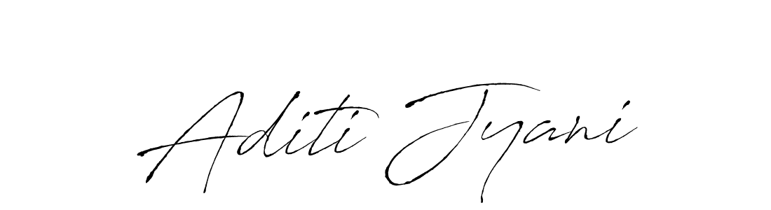 Create a beautiful signature design for name Aditi Jyani. With this signature (Antro_Vectra) fonts, you can make a handwritten signature for free. Aditi Jyani signature style 6 images and pictures png