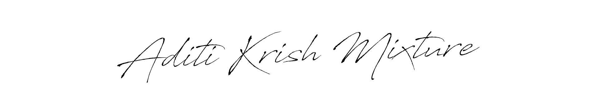 Once you've used our free online signature maker to create your best signature Antro_Vectra style, it's time to enjoy all of the benefits that Aditi Krish Mixture name signing documents. Aditi Krish Mixture signature style 6 images and pictures png
