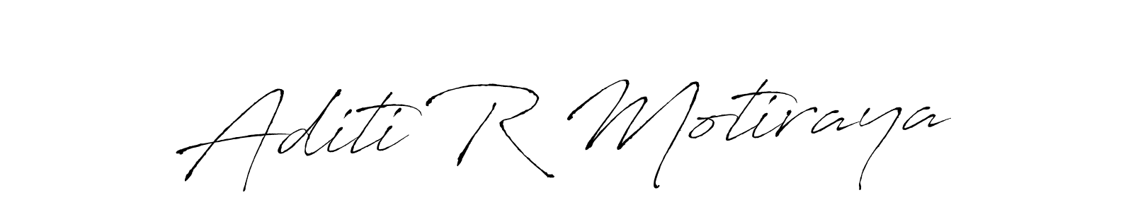 See photos of Aditi R Motiraya official signature by Spectra . Check more albums & portfolios. Read reviews & check more about Antro_Vectra font. Aditi R Motiraya signature style 6 images and pictures png