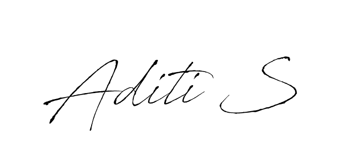 You should practise on your own different ways (Antro_Vectra) to write your name (Aditi S) in signature. don't let someone else do it for you. Aditi S signature style 6 images and pictures png