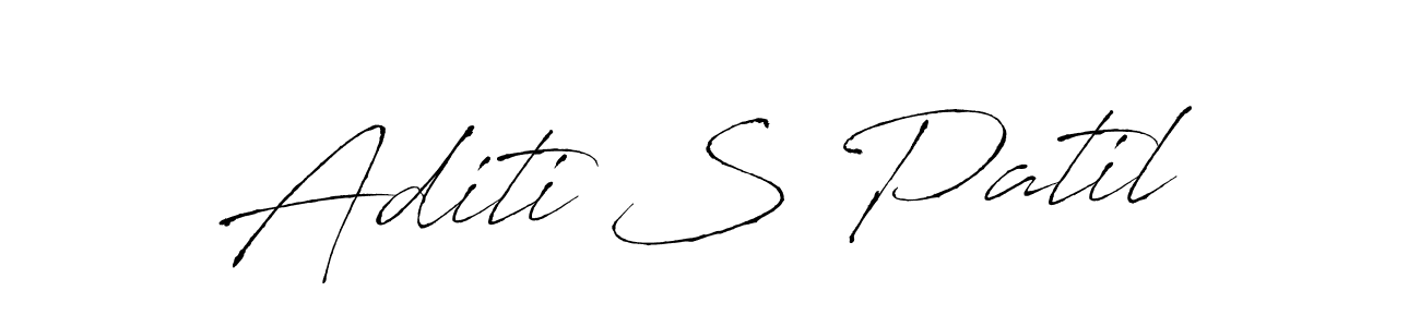 Aditi S Patil stylish signature style. Best Handwritten Sign (Antro_Vectra) for my name. Handwritten Signature Collection Ideas for my name Aditi S Patil. Aditi S Patil signature style 6 images and pictures png