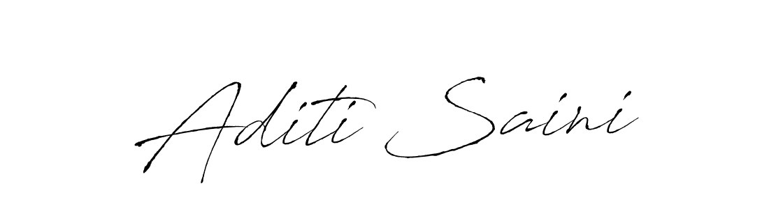 Antro_Vectra is a professional signature style that is perfect for those who want to add a touch of class to their signature. It is also a great choice for those who want to make their signature more unique. Get Aditi Saini name to fancy signature for free. Aditi Saini signature style 6 images and pictures png