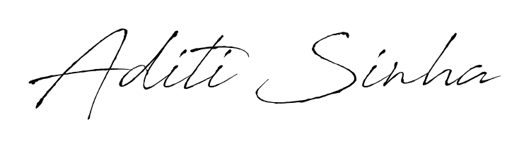 Make your name Aditi Sinha memorable on every contract using Antro_Vectra autograph style. Instant transparent background export available. Aditi Sinha signature style 6 images and pictures png