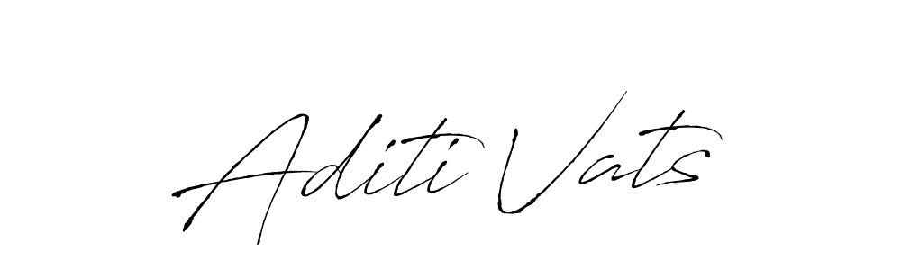 Make a short Aditi Vats signature style. Manage your documents anywhere anytime using Antro_Vectra. Create and add eSignatures, submit forms, share and send files easily. Aditi Vats signature style 6 images and pictures png