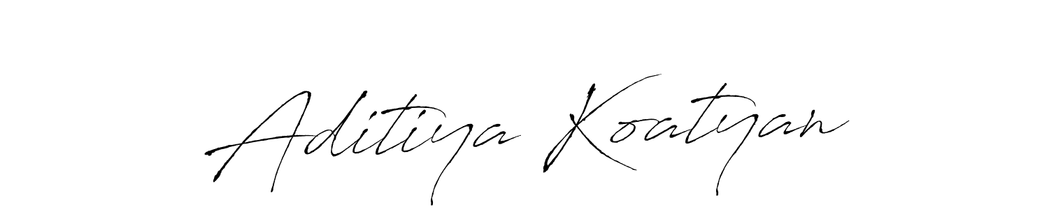 You should practise on your own different ways (Antro_Vectra) to write your name (Aditiya Koatyan) in signature. don't let someone else do it for you. Aditiya Koatyan signature style 6 images and pictures png