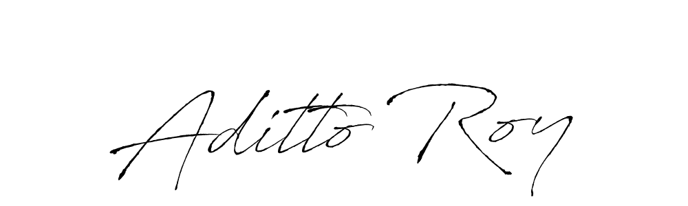 Use a signature maker to create a handwritten signature online. With this signature software, you can design (Antro_Vectra) your own signature for name Aditto Roy. Aditto Roy signature style 6 images and pictures png