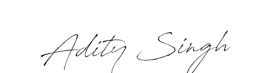Adity Singh stylish signature style. Best Handwritten Sign (Antro_Vectra) for my name. Handwritten Signature Collection Ideas for my name Adity Singh. Adity Singh signature style 6 images and pictures png