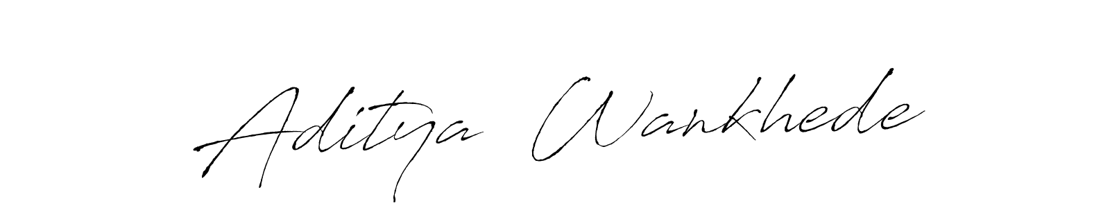 Use a signature maker to create a handwritten signature online. With this signature software, you can design (Antro_Vectra) your own signature for name Aditya  Wankhede. Aditya  Wankhede signature style 6 images and pictures png
