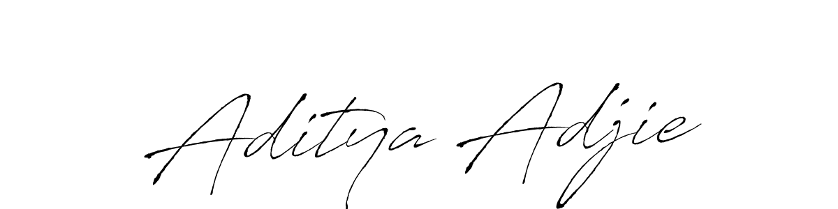 Create a beautiful signature design for name Aditya Adjie. With this signature (Antro_Vectra) fonts, you can make a handwritten signature for free. Aditya Adjie signature style 6 images and pictures png