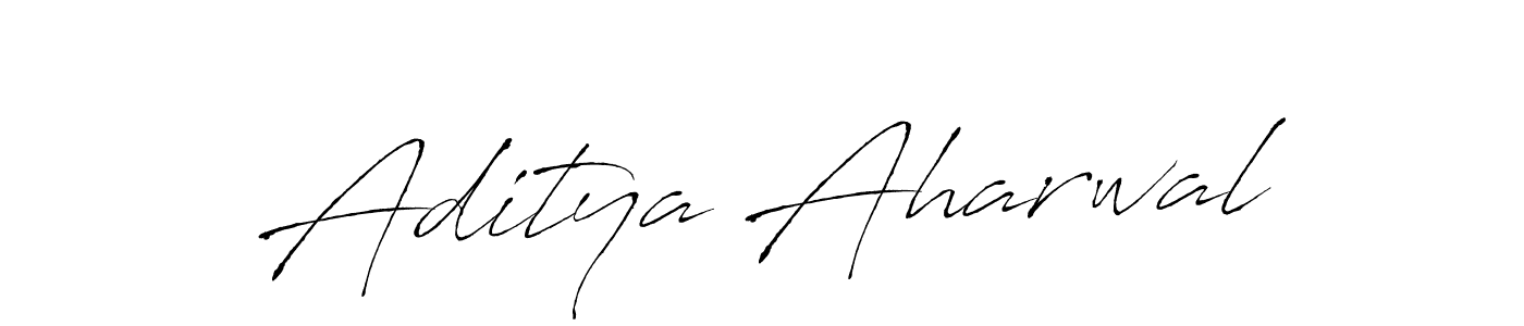 Make a beautiful signature design for name Aditya Aharwal. With this signature (Antro_Vectra) style, you can create a handwritten signature for free. Aditya Aharwal signature style 6 images and pictures png