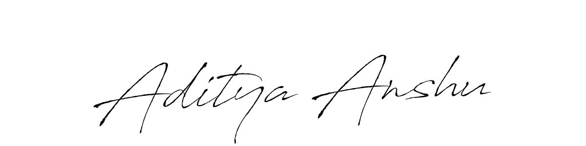 It looks lik you need a new signature style for name Aditya Anshu. Design unique handwritten (Antro_Vectra) signature with our free signature maker in just a few clicks. Aditya Anshu signature style 6 images and pictures png
