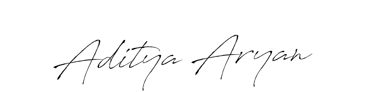 How to make Aditya Aryan name signature. Use Antro_Vectra style for creating short signs online. This is the latest handwritten sign. Aditya Aryan signature style 6 images and pictures png