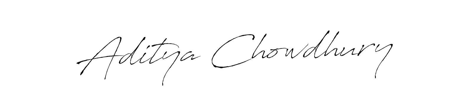 How to make Aditya Chowdhury signature? Antro_Vectra is a professional autograph style. Create handwritten signature for Aditya Chowdhury name. Aditya Chowdhury signature style 6 images and pictures png