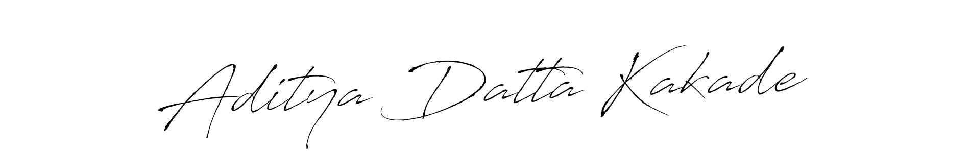 Create a beautiful signature design for name Aditya Datta Kakade. With this signature (Antro_Vectra) fonts, you can make a handwritten signature for free. Aditya Datta Kakade signature style 6 images and pictures png