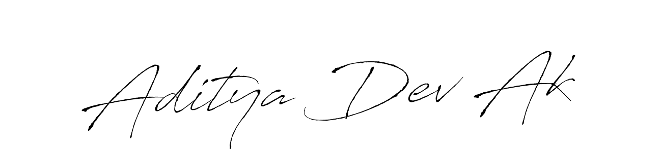 Antro_Vectra is a professional signature style that is perfect for those who want to add a touch of class to their signature. It is also a great choice for those who want to make their signature more unique. Get Aditya Dev Ak name to fancy signature for free. Aditya Dev Ak signature style 6 images and pictures png