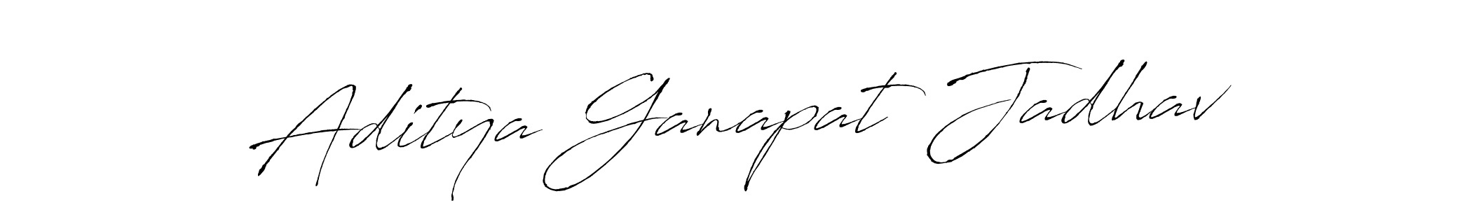 Aditya Ganapat Jadhav stylish signature style. Best Handwritten Sign (Antro_Vectra) for my name. Handwritten Signature Collection Ideas for my name Aditya Ganapat Jadhav. Aditya Ganapat Jadhav signature style 6 images and pictures png