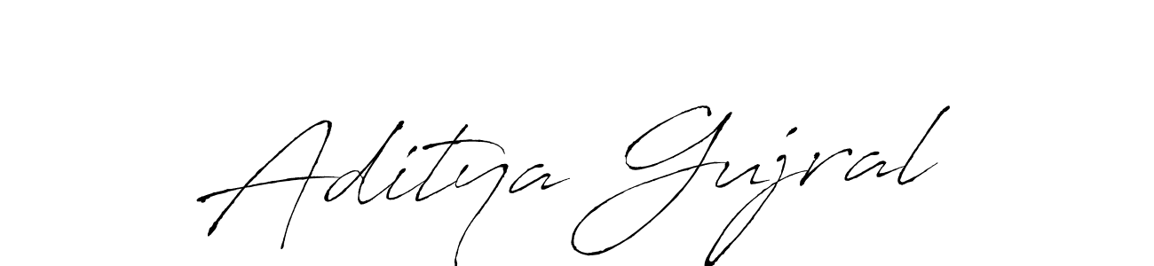 How to make Aditya Gujral signature? Antro_Vectra is a professional autograph style. Create handwritten signature for Aditya Gujral name. Aditya Gujral signature style 6 images and pictures png