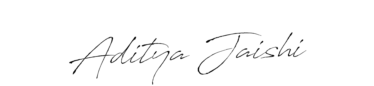 Make a beautiful signature design for name Aditya Jaishi. With this signature (Antro_Vectra) style, you can create a handwritten signature for free. Aditya Jaishi signature style 6 images and pictures png