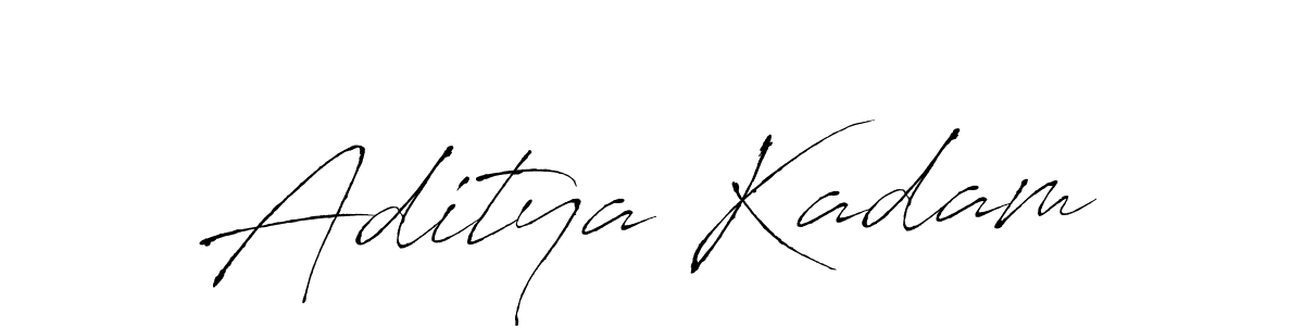 Aditya Kadam stylish signature style. Best Handwritten Sign (Antro_Vectra) for my name. Handwritten Signature Collection Ideas for my name Aditya Kadam. Aditya Kadam signature style 6 images and pictures png